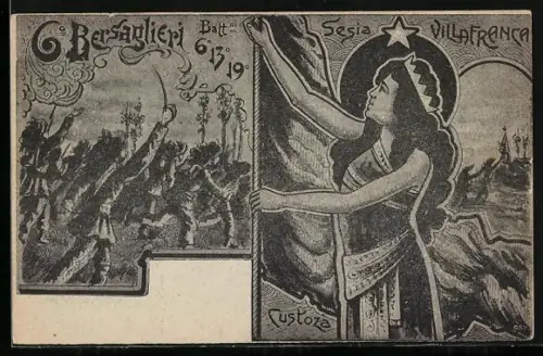 AK 6. Reggimento Bersaglieri, Battaglione 6, 13, 19