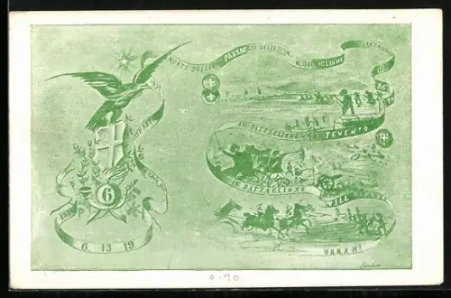 AK 6. Reggimento Bersaglieri, Battaglione Montevento, Battaglione Villafranca