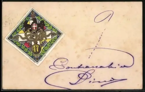 AK 17. Reggimento Fanteria, Emblem des 17. Infanterie-Regiments