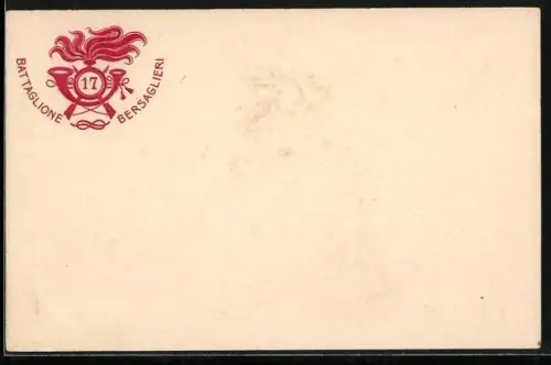 AK 17. Battaglione Bersagliero, Emblem des 17. Bersaglieri-Regiments