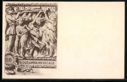 Künstler-AK 56. Reggimento Fanteria, Programme Musicale