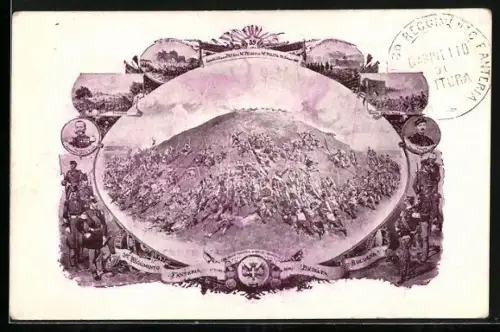 Künstler-AK Brigata Bologna, 39. Reggimento Fanteria