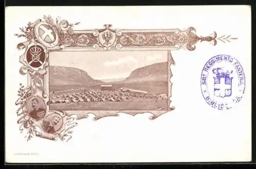 AK 58° Reggimento Fanteria, 44° Anniversario 1905