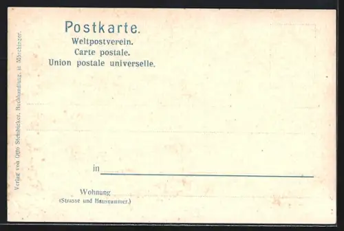 AK Mörchingen, Marktplatz mit Rathaus