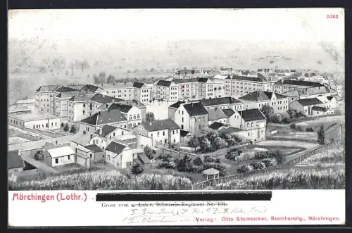 Künstler-AK Mörchingen /Lorthr., Panorama