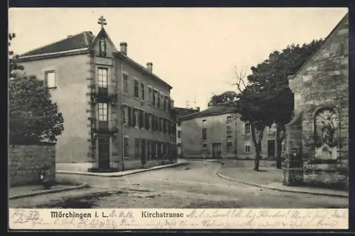AK Mörchingen i. L., Kirchstrasse