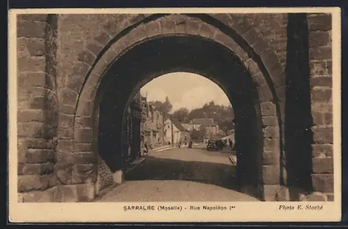 AK Sarralbe, Rue Napoleon 1er