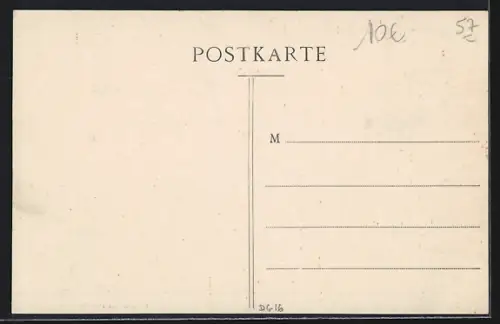 AK Bioncourt /Lorraine, Panorama mit Strassenpartie