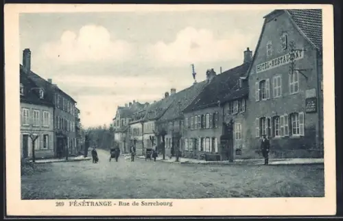 AK Fénétrange, Rue de Sarrebourg