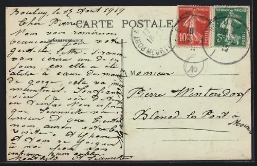AK Boulay, Rue de St-Avold, Strassenpartie