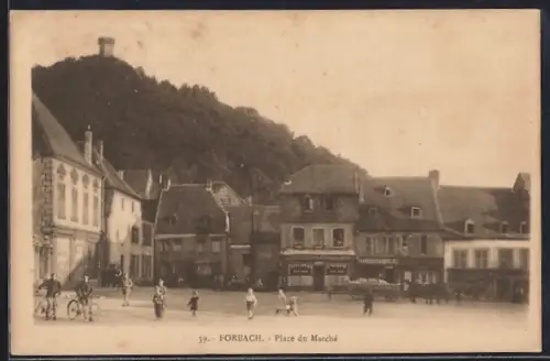 AK Forbach, Place du Marché