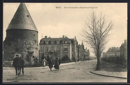 AK Metz, Tour Comoufle et Boulevard Impérial