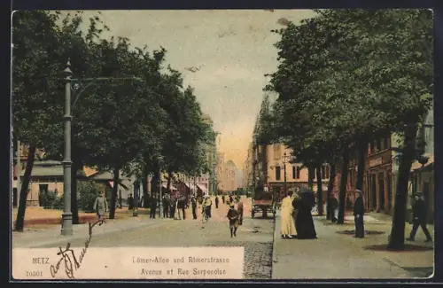 AK Metz, Avenue et Rue Serpenoise