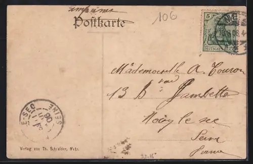 AK Metz, Avenue et Rue Serpenoise