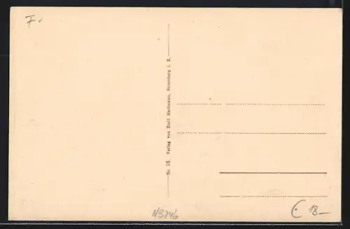 AK Markirch, Deutsch-französ. Grenze, Häuser, Auto, Leute