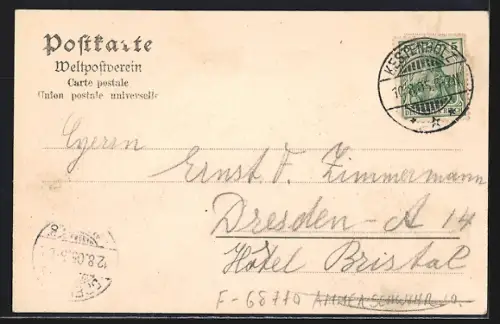 AK Drei Aehren, Geschäft, Panorama