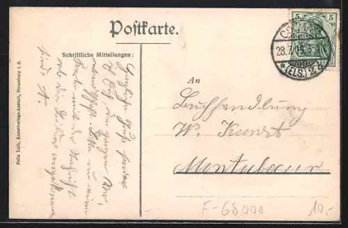 AK Colmar, Langstrasse, Grand rue
