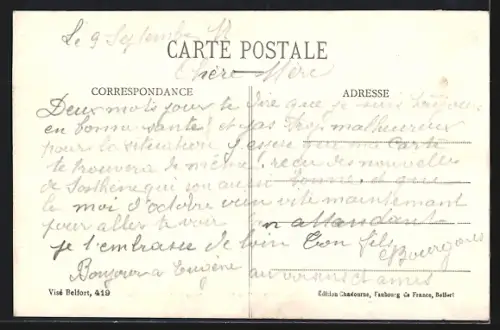 AK Bourbach-le-Bas, Vue partielle