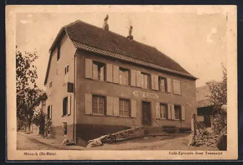 AK Mitzach /Ht-Rhin, Café-Epicerie Jean Toussaint