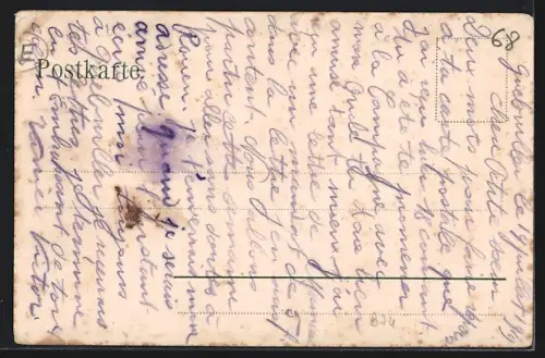 Lithographie Gebweiler, Belchen mit Hotel, Seebachfall, Lauchenweier