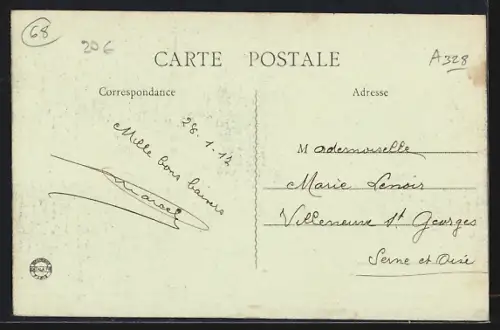 AK Chaux /Ht-Rhin, Route de Belfort