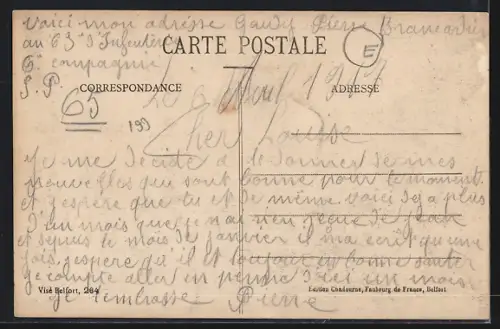 AK Ueberstrasse, Entree du Village