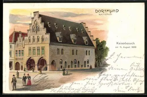 Lithographie Dortmund, Rathaus