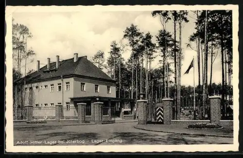 AK Jüterbog, Eingang zum Lager, Kaserne