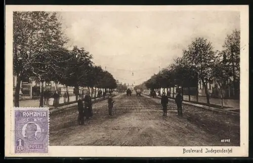 AK Bukarest, Boulevard Independentei