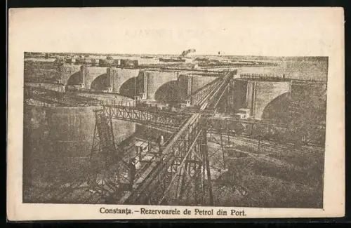 AK Constanta, Rezervoarele de Petrol din Port
