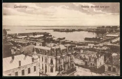 AK Constanta, Vederea orasului spre port