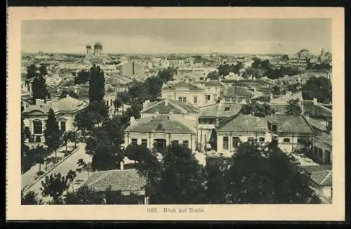 AK Braila, Ortsansicht mit Kirchen