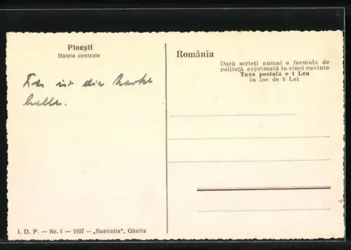 AK Ploesti, Halele centrale