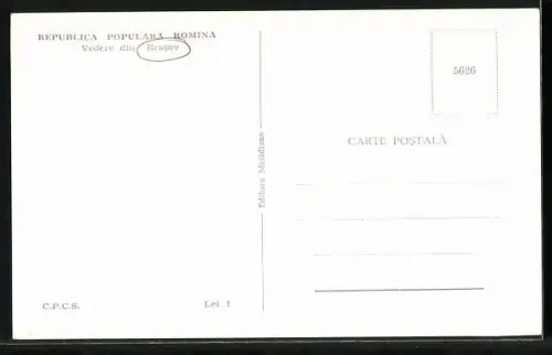 AK Brasov, Panorama mit Strassenpartie