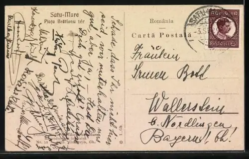 AK Satu-Mare, Piata Bratianu tér