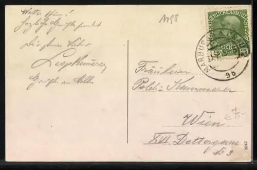 AK Marburg a. d. Drau, Blick auf die Brücke