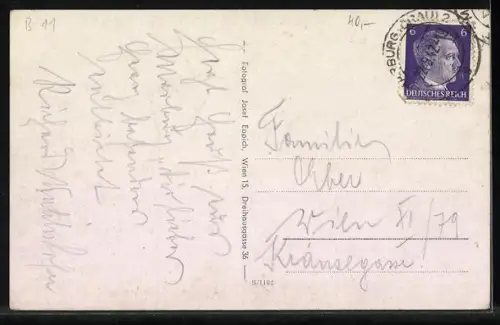 AK Marburg /Steiermark, Blick über die Dächer