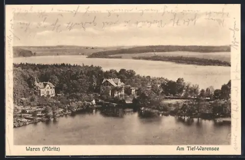 AK Waren / Müritz, am Tief-Warensee