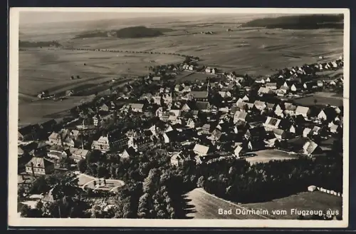 AK Bad Dürrheim, Teilansicht, Fliegeraufnahme