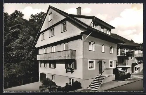 AK Bad Peterstal /Schwarzwald, Fremdenheim Börsig, Hinterfreiersbach 127, Gebäudeansicht