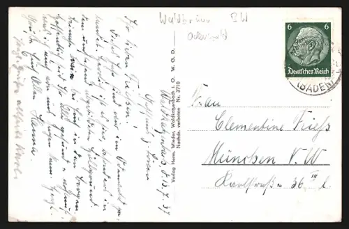 AK Waldkatzenbach i. Odenw., Unterer Höllgrund / Antonslust mit Blick in den Reisengrund