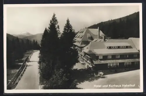 AK Feldberg / Schwarzwald, Hotel und Kurhaus Hebelhof