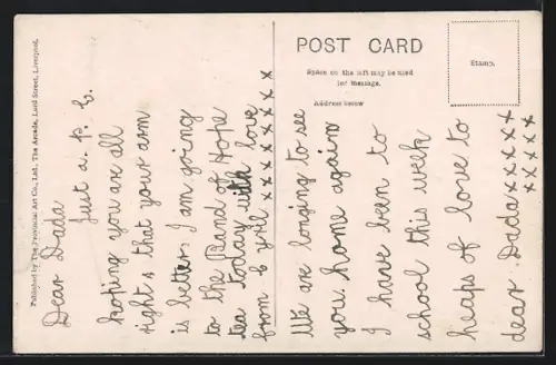 AK Liverpool, Church Street looking East, Strassenbahn