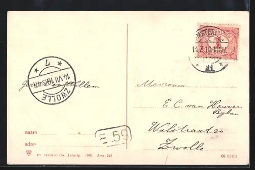 AK Amsterdam, Haarlemmerpoort, Strassenbahn