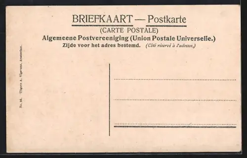 AK Amsterdam, N. Z. Voorburgwal, Strassenbahn