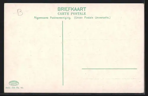 AK Amsterdam, Bilderdijkstraat, Strassenbahn