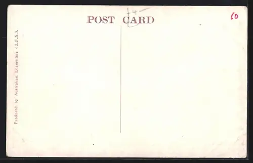 AK Melbourne, The Block, Collins Street, Strassenbahn