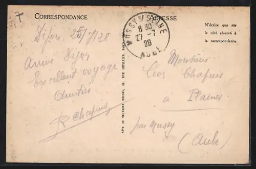 AK Dijon, La Bourse du Commerce et l`Eglise Saint-Michel, Strassenbahn