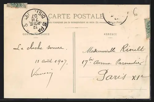 AK Eu, Eglise Saint-Lauren, Strassenbahn