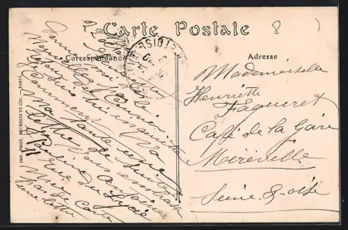 AK Nice /Alpes-Maritimes, L`Avenue de la Gare, Strassenbahn